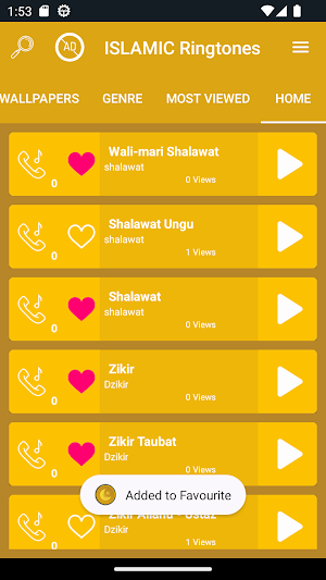 ISLAMIC Ringtone & Wallpaper Screenshot 1