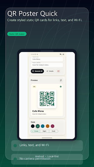 QR Poster Quick Screenshot 0