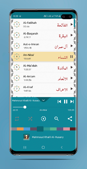 Mahmoud Khalil Al-Husary - Full Offline Quran MP3 Screenshot 1
