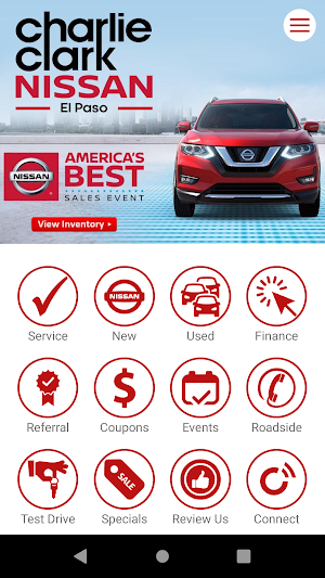 Charlie Clark Nissan El Paso Screenshot 1