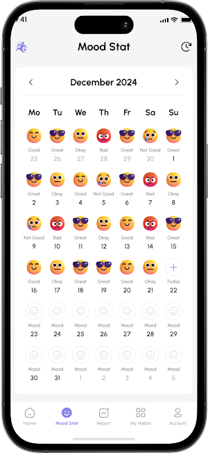 Habitly: Goal & Mood Tracker Screenshot 1