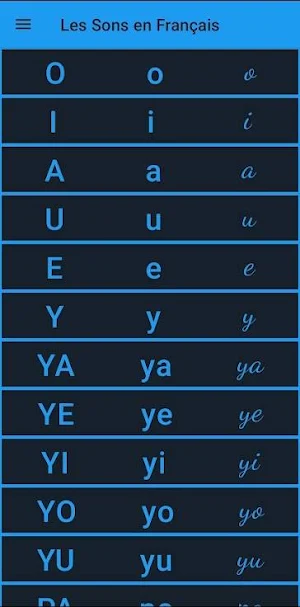 French sounds pronunciation Screenshot 0