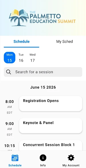 The Palmetto Education Summit Screenshot 0