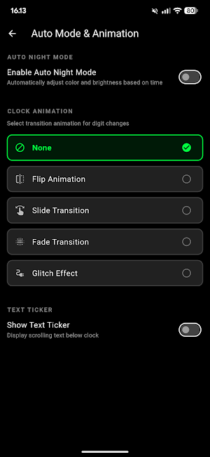 Led Digital Clock Screen Lock Screenshot 3