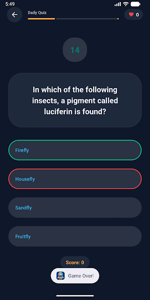 IQ Knowledge Quiz Screenshot 3