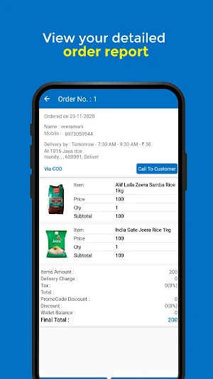 Jaya Rice Mandy Delivery App Screenshot 3