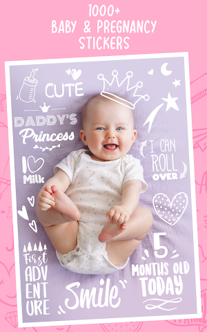 Baby Photo Stickers Screenshot 1