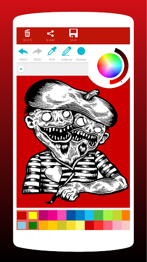 Horror Story Coloring Book Screenshot 2