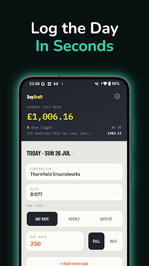 DayGraft — CIS Day Tracker Screenshot 0