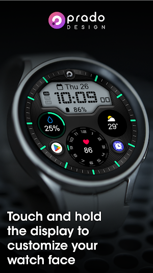 PRADO X36 Hybrid Watch face Screenshot 2