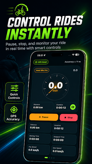Bike Speedometer GPS Screenshot 2