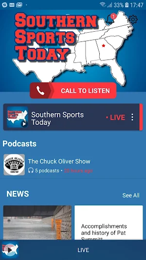 Southern Sports Today Screenshot 1