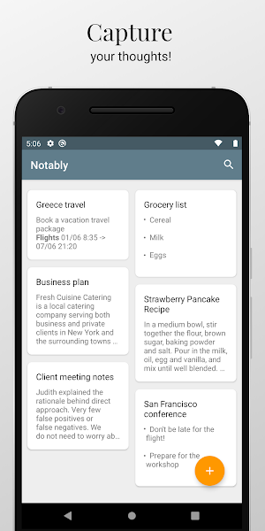 Notably Notepad - Notebook for Notes & Lists Screenshot 0