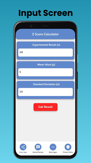 Z Score Calculator Screenshot 1