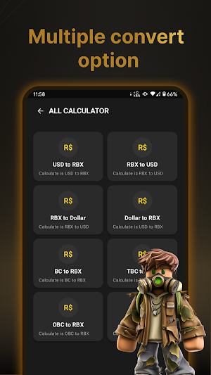 Rblx Calc - Get Robux Counters Screenshot 2