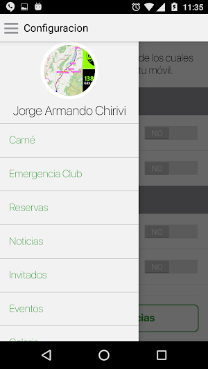 Mi Club App Screenshot 2