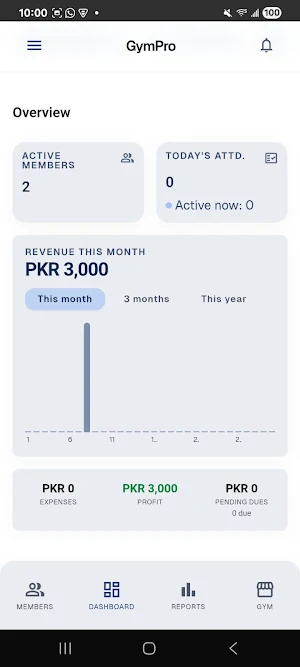 GymPro - Gym Management Screenshot 1