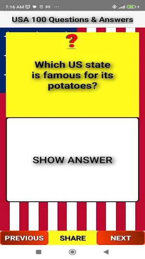 USA 100 Questions and Answers Screenshot 3