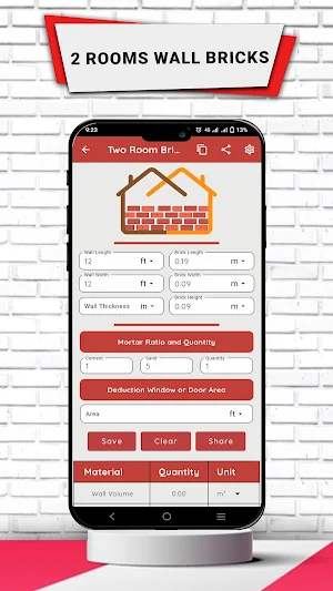 bricks Calculator Screenshot 3