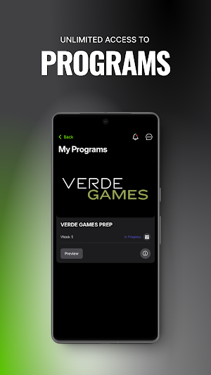 VERDE'S TRAINING APP Screenshot 2