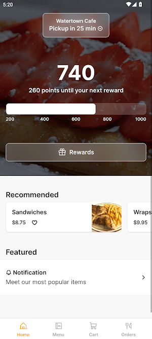 Watertown Cafe Screenshot 0