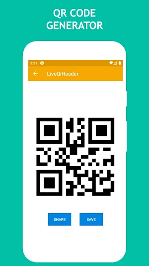 Live QR-BAR Code Generator and Reader Screenshot 1