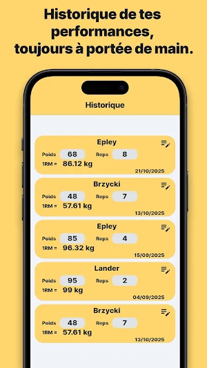 1 Rep Max - LiftPro Screenshot 3