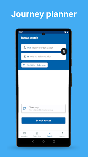 Helsinki Go - Public Transport Screenshot 2