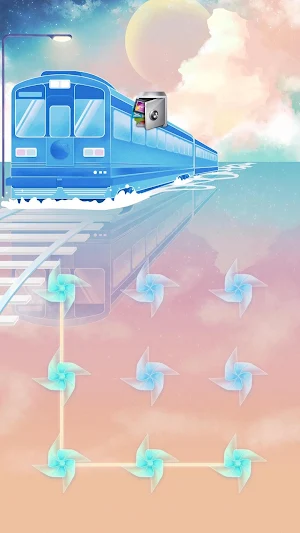 AppLock Live Theme Train – Paid Theme Screenshot 0