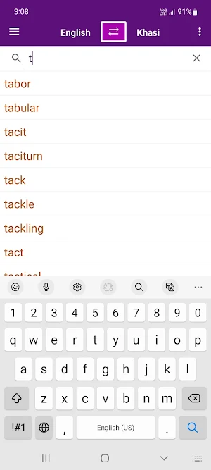 English To Khasi Dictionary Screenshot 0