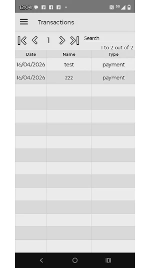 Samoa Payments Clients Screenshot 2