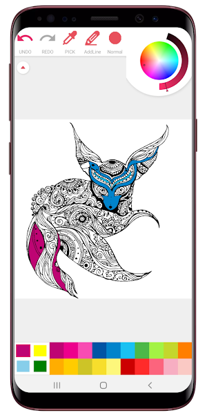Animal Mandala Coloring Book Screenshot 3