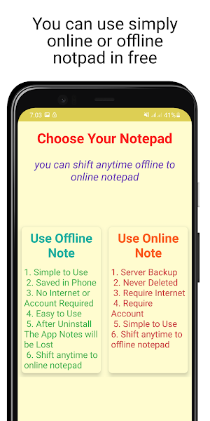 Notes - Simple To Do List Screenshot 0