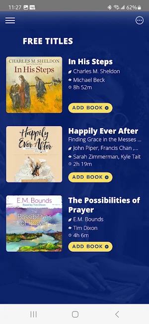 ONE Audiobooks Screenshot 1
