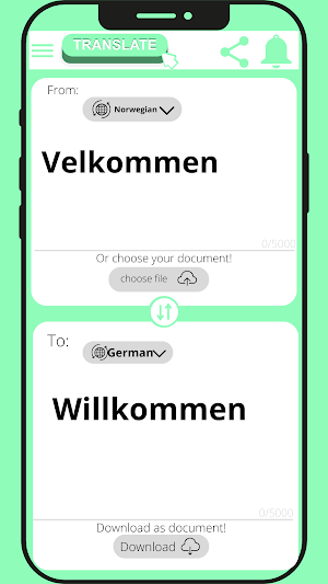 German - Norwegian Translator Screenshot 1