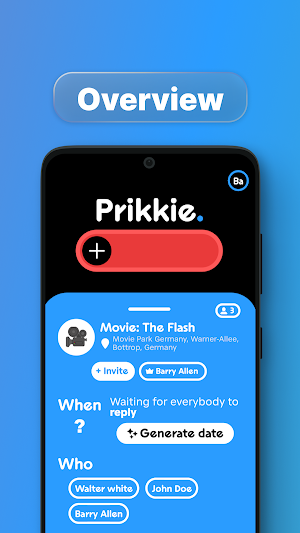 Prikkie | Date & Event Planner Screenshot 3