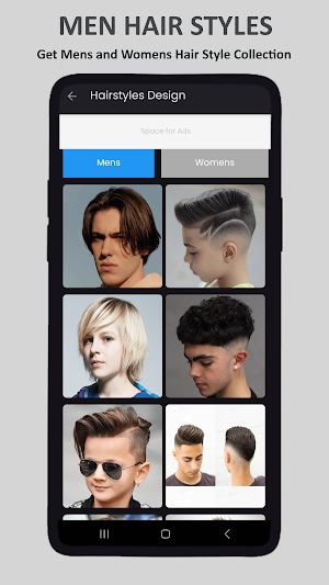 Men's Hairstyle, Haircut Style Screenshot 2