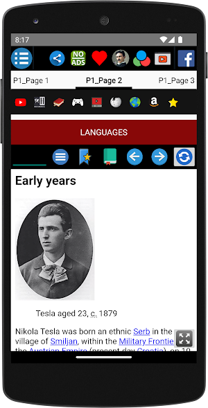 Nikola Tesla - Biography Screenshot 2