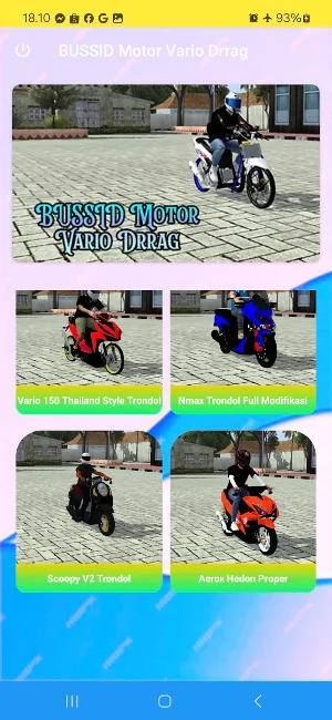 BUSSID Motor Vario Drrag Screenshot 3