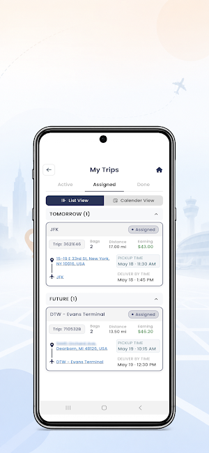 Bagzee Driver Screenshot 2