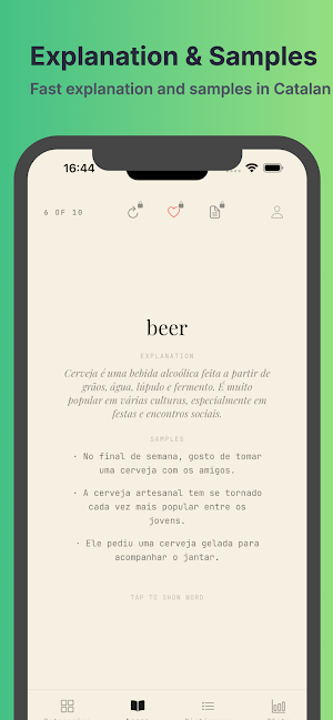 Portuguese Vocabulary Screenshot 1