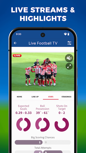 Live Soccer TV HD Streaming Screenshot 2