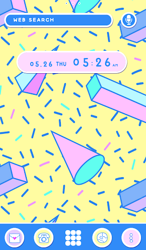 The 90s Style Theme +HOME Screenshot 1