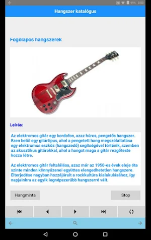 Hangszer Katalógus és Zenei stílusok listája Screenshot 3
