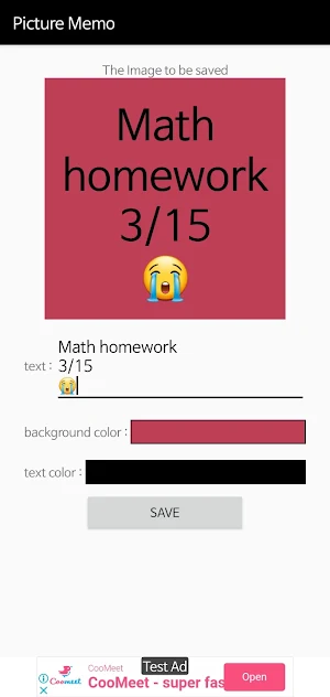 Picture Memo Screenshot 1