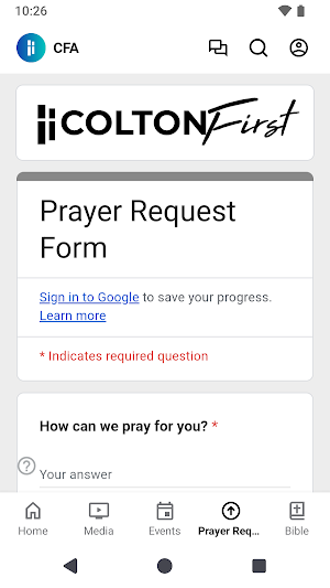 Colton First Assembly Screenshot 3