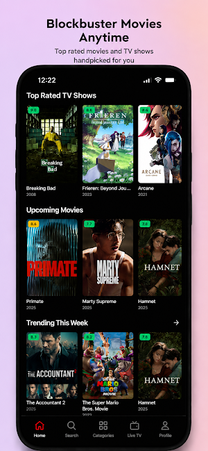 Bili Stream: Browse Fav Movies Screenshot 3