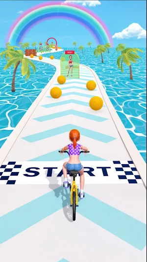 Young Biker Girl Ramp Bike Screenshot 0