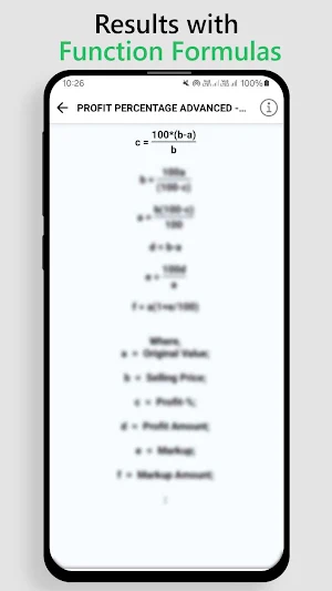 Profit Percentage Calculator Screenshot 3