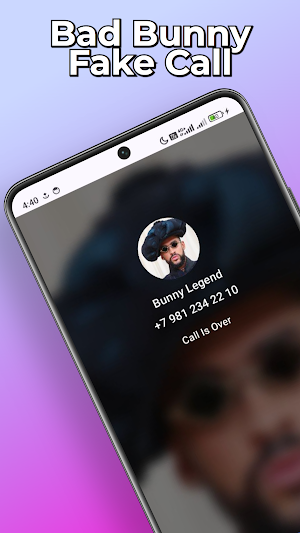 Bad Bunny Fake Video Call Chat Screenshot 0